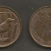 Münze Cayman Island 1 Cent 1972