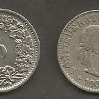 Münze Schweiz: 5 Rappen 1907