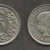 Münze Schweiz: 5 Rappen 1932