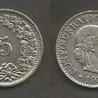 Münze Schweiz: 5 Rappen 1934