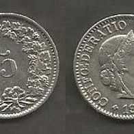 Münze Schweiz: 5 Rappen 1938