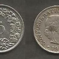 Münze Schweiz: 5 Rappen 1948