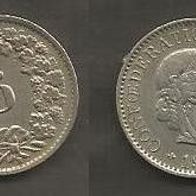 Münze Schweiz: 5 Rappen 1958