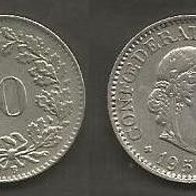 Münze Schweiz: 10 Rappen 1955