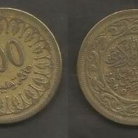 Münze Tunesien: 100 Millimes 1960