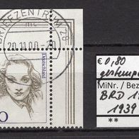 BRD / Bund 1997 Freimarken: Frauen der deutschen Geschichte MiNr. 1939 ER gestempelt5