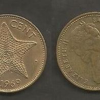 Münze Bahamas: 1 Cent 1969