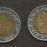 Münze Ägypten: 1 Pound 2008 - VZ