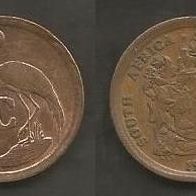 Münze Süd Afrika: 5 Cent 1994