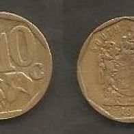 Münze Süd Afrika: 10 Cent 1996