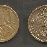 Münze Süd Afrika: 10 Cent 2004
