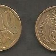 Münze Süd Afrika: 10 Cent 2008