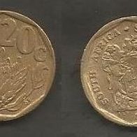 Münze Süd Afrika: 20 Cent 1994