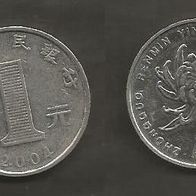Münze China: 1 Yuan 2004