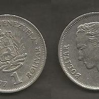 Münze Venezuela: 1 Bolivar 1977