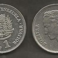 Münze Venezuela: 1 Bolivar 1989