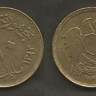 Münze Libyen: 10 Dirham 1973