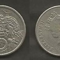 Münze Neu Seeland: 5 Cent 1987