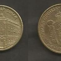 Münze Serbien: 1 Dinar 2008
