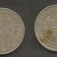 Münze Serbien: 2 Dinar 2000