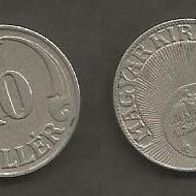 Münze Ungarn - Alt: 10 Filler 1938
