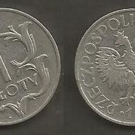 Münze Alt Polen: 1 Zloty 1929