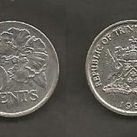 Münze Trinidad & Tobaco: 10 Cent 1990