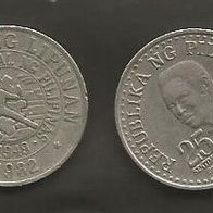Münze Philippinen: 25 Sentimo 1982