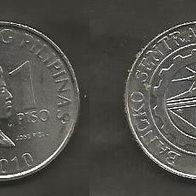 Münze Philippinen: 1 Piso 2010