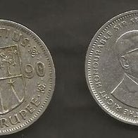 Münze Mauritius: 1 Rupee 1990