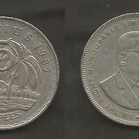 Münze Mauritius: 5 Rupee 1987
