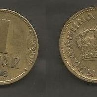Münze Königreich Jugoslawien: 1 Dinar 1938