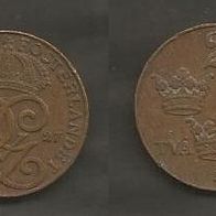 Münze Alt - Schweden: 2 Öre 1927