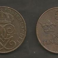 Münze Alt - Schweden: 5 Öre 1913