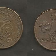 Münze Alt - Schweden: 5 Öre 1941