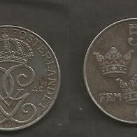 Münze Alt - Schweden: 5 Öre 1942