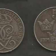 Münze Alt - Schweden: 5 Öre 1944