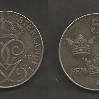 Münze Alt - Schweden: 5 Öre 1948