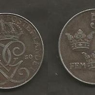 Münze Alt - Schweden: 5 Öre 1950 - Eisen