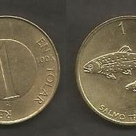 Münze Slowenien: 1 Tolar 1994