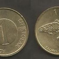 Münze Slowenien: 1 Tolar 1998