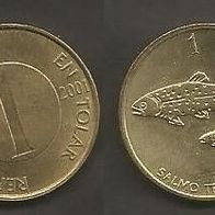 Münze Slowenien: 1 Tolar 2001