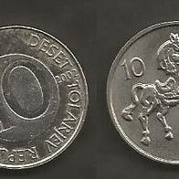 Münze Slowenien: 10 Tolar 2002
