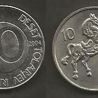 Münze Slowenien: 10 Tolar 2004