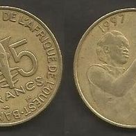 Münze West Afrikanische Staaten: 25 Franc 1997