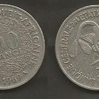 Münze West Afrikanische Staaten: 100 Franc 1969