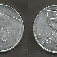 Münze Slowakei: 20 Halierov 1994