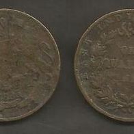 Münze Indien: 0,25 oder 1/4 Anna 1835