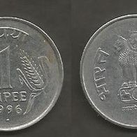 Münze Indien: 1 Rupee 1996