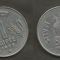 Münze Indien: 1 Rupee 1998